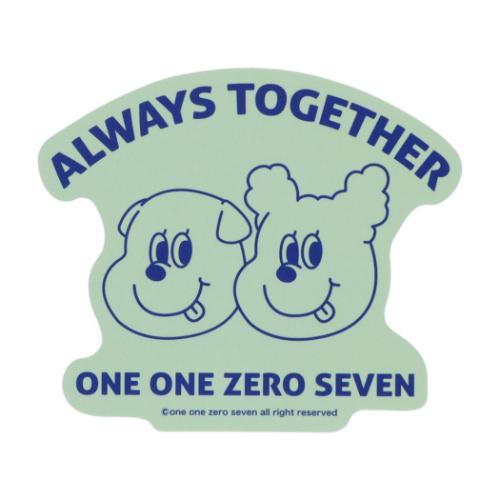 ダイカットステッカー ビッグシール 1107 イルイルゴンチル A サンスター文具 食洗機対応 電子レンジOK メール便可