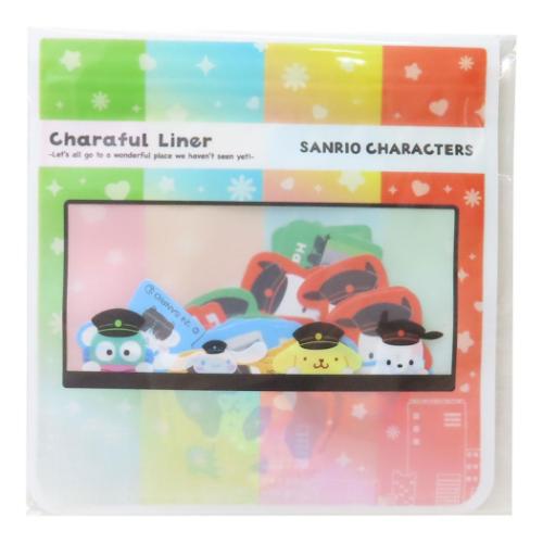 フレークシール ピースシール サンリオキャラクターズ キャラフルライナー サンリオ ヒューネット 手帳 デコシール 手紙 メール便可
