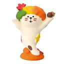 紅葉おどり猫 マスコット concombre デコレ インテリア かわいい プレゼント