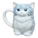 ダイカットマグ マグカップ ねこ 猫 サンアート プレゼント かわいい 食器