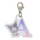 ミニっとイニシャルチャーム ファスナーマスコット クロミ A サンリオ ティーズファクトリー かわいい プレゼント メール便可