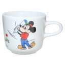 磁器製マグ マグカップ ミッキーマウス 復刻アート1963 ディズニー 三郷陶器 プレゼント レンジ対応 食器 レトロ