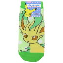 キャラックス ジュニアソックス 小学生用靴下 ポケットモンスター リーフィア ドット ポケモン スモールプラネット 子ども メール便可