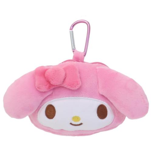 カラビナ付きぬいぐるみファスナーマスコット ミニポーチ マイメロディ サンリオ ティーズファクトリー 小物入れ