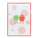 A4シングルクリアファイル クリアフォルダー ガチャピン&ムック A サンスター文具 新学期準備文具 かわいい メール便可