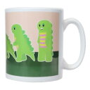 ストレートマグ マグカップ ガチャピン&ムック A child Dinosaur マリモクラフト プレゼント