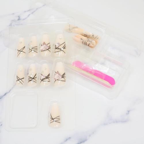 MATIERE 　マティエール　ガラスストーン ランバス　　3×5mm　ライトピンク