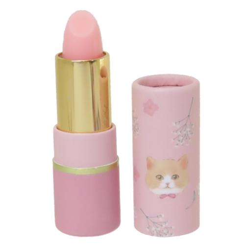リップクリーム コスメ雑貨 フラワーシャトン マンチカン ねこ クーリア プレゼント ギフト かわいい ..