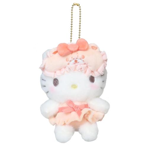 ミニぬいぐるみボールチェーン マスコット ハローキティ なかよしパジャマ サンリオ ナカジマ プレゼント