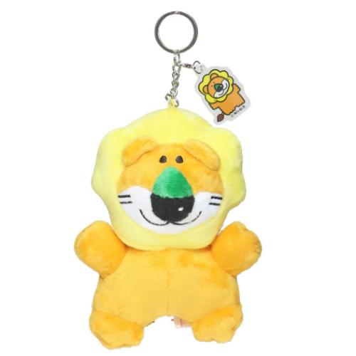 Retro - ぬいぐるみKR キーホルダー マスコット たべっ子どうぶつ らいおん アクリルパーツ ギンビス エスケイジャパン プレゼント