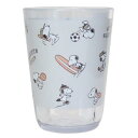 クリアタンブラー370ml プラカップ スヌーピー いろんなスポーツ ピーナッツ カミオジャパン プラコップ かわいい