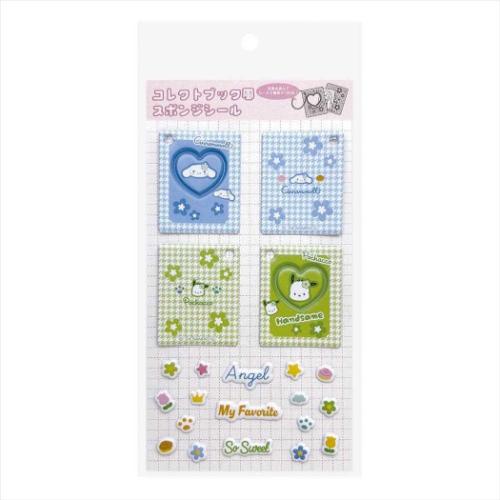 シールシート サンリオキャラクターズ コレクトブック風スポンジシール チドリ CN＆PC サンリオ エムプ..