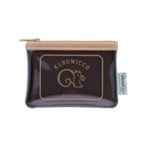 フラットミニポーチ ミニポーチ 鎌倉紅谷 クルミッ子 A柄 サンスター文具 小物入れ おしゃれ メール便可のサムネイル