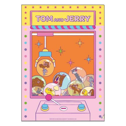 クレーンゲーム風クリアファイル A4クリアファイル トムとジェリー PARTY TIME ワーナーブラザース イ..