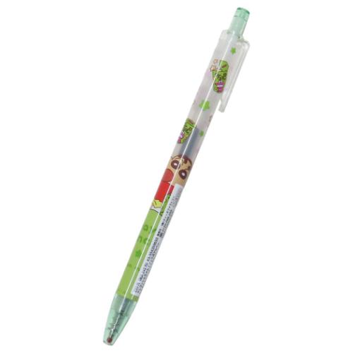 ノック式ゲルペン カラーペン クレヨンしんちゃん しんちゃんといっしょ グリーン ティーズファクトリー 新学期準備文具 色ペン アニメメール便可