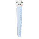 ラバーマスコット付き定規 ものさし もちもちぱんだ カミオジャパン 新学期準備文具 かわいい メール便可