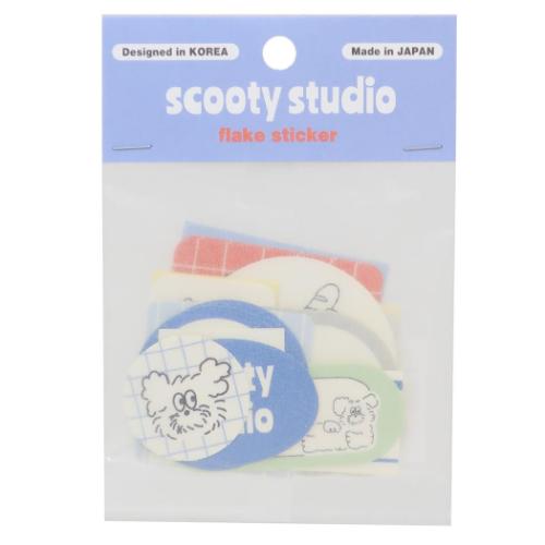 ダイカットミニシール フレークシール scooty studio Michael フロンティア デコレーション かわいい メール便可