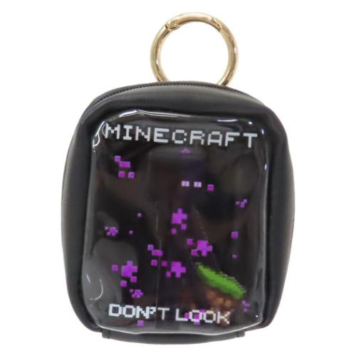 カラビナ付きミニポーチ クリアポーチ マインクラフト エンダーマン Minecraft ケイカンパニー 小物入れ ゲーム