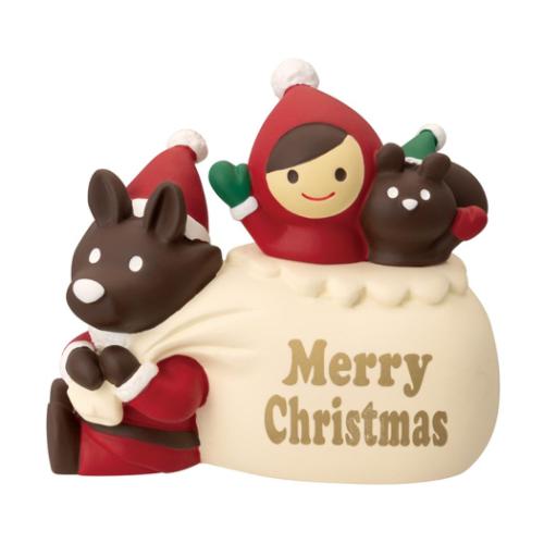 オオカミサンタの大袋 マスコット Otogicco Christmas デコレ オトギッコ インテリア クリスマス