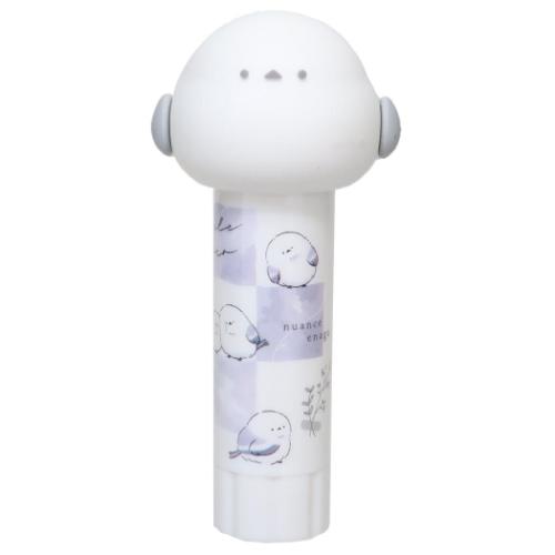 ダイカットスティックのり 糊 ずっとシマエナガ ニュアンス カミオジャパン 新学期準備文具 かわいい