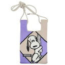 IP ベビールー Peanuts-9T ニット調生地ミニショルダー ミニショルダーバッグ スヌーピー Beige ピーナッツ ルートート baby roo プレ...