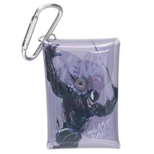カラビナ付きスナップクリアポーチ クリアポーチ ヴェノム ブラック MARVEL ティーズファクトリー 小物..