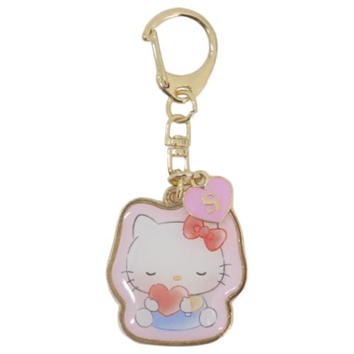 イニシャルキーホルダー キーリング ハローキティ S サンリオ カミオジャパン プレゼント メール便可