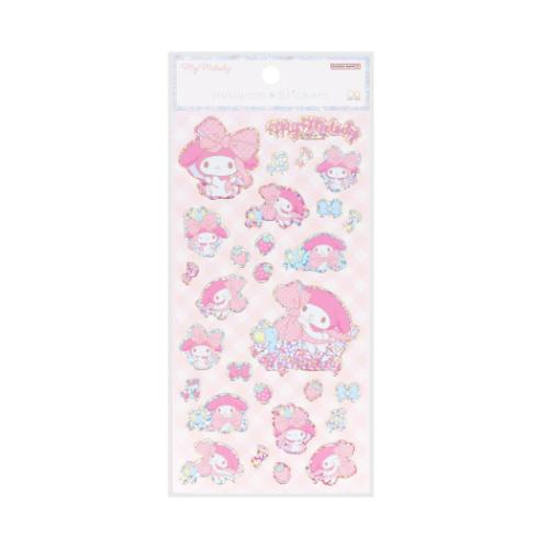 ホログラムシール シールシート マイメロディ NLC サンリオ サンスター文具 デコシール メール便可