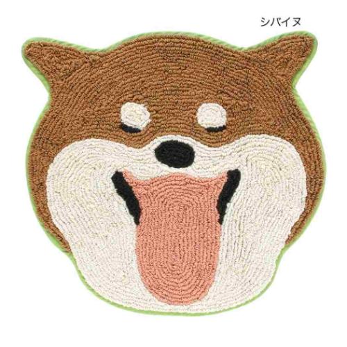 マット フロアマット アニマルがおー しばいぬ いぬ トモコーポレーション フリーマット インテリア雑貨