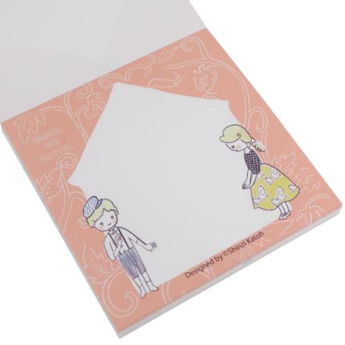 ブロックメモ メモ帳 Shinzi Katoh シンジ カトウ グリム童話 ヘンゼルとグレーテル 2 木野瀬印刷 事務用品 かわいい メール便可