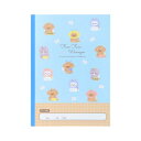 5mm方眼 方眼ノート ふわふわわんにゃん サンスター文具 新学期準備文具 かわいい メール便可