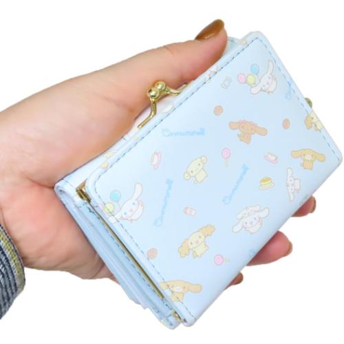 口金財布 レディース財布 シナモロール サンリオ アルディ ミニ財布 三つ折り財布 コンパクト