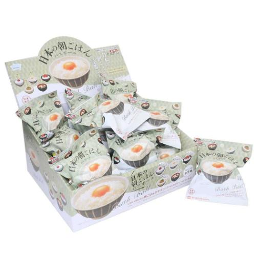 日本の朝ごはんバスボール 24個入セット 入浴剤 写実食品シリーズ ノルコーポレーション 子供とお風呂 まとめ買い おもしろ雑貨