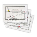 ひとことふたこと箋 便箋 スヌーピー SNポストと手紙3 ピーナッツ 日本ホールマーク ミニ便せん メモ帳 メール便可