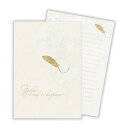 レターパッド 便箋 フェザーペン2 日本ホールマーク 手紙 便せん メール便可