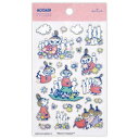 シール シールシート ムーミン MOHNレッド Happy in Nature 北欧 日本ホールマーク 手帳デコ デコシール メール便可