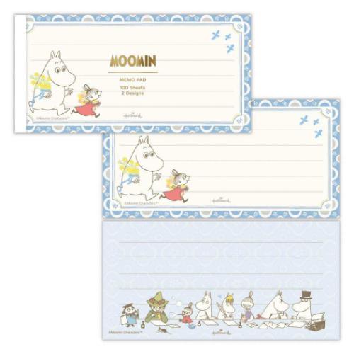 メモパッド メモ帳 ムーミン MOMLS ブルー My little something 北欧 日本ホールマーク 事務用品 伝言 メール便可