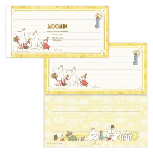メモパッド メモ帳 ムーミン MOMLSイエロー My little something 北欧 日本ホールマーク 事務用品 伝言 メール便可