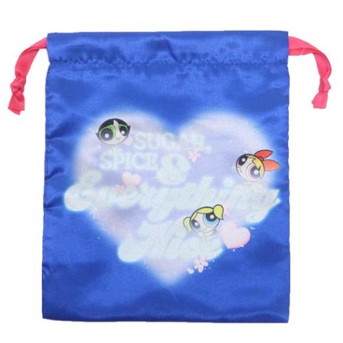 リボン巾着 巾着袋 パワーパフガールズ BL スモールプラネット きんちゃくポーチ 小物入れ メール便可