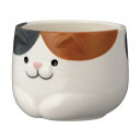 猫湯呑み 湯呑 猫湯呑み猫急須 みけ デコレ プレゼント インテリア かわいい