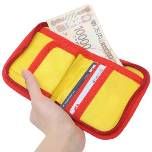 雑貨＆アートの通販店ベルコモンのキッズウォレット 子供用財布 おさるのジョージ バナナ アイプランニング 子ども こども プレゼント 絵本メール便可｜アングル3