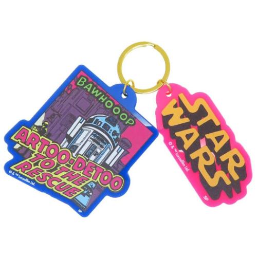 カラーアクリルキーホルダー キーリング スターウォーズ R2-D2 コミック STAR WARS スモールプラネット..