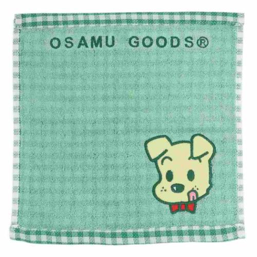 ジャガードハンカチタオル オーガニックコットン ミニタオル オサムパイルドッグ Osamu Goods 丸眞 汗拭きタオル メール便可 ジャガードハンカチタオル オーガニックコットン ミニタオル オサムパイルドッグ Osamu Goods 丸眞 汗拭きタオル メール便可