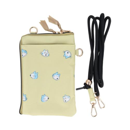 マルチショルダー マルチポーチ 11ぴきのねこ BE サンスター文具 多機能小物入れ 絵本メール便可