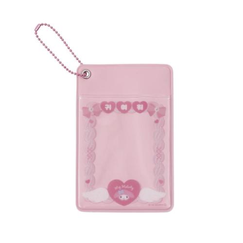 パスケース ハングル 定期入れ マイメロディ かわいい サンリオ エムプラン 韓国語 ICカードケース メ..