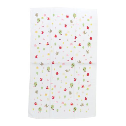 四重ガーゼ ビッグタオル バスタオル 天使のガーゼ おはなしたおる 赤ずきんちゃん 日繊 お風呂タオル ..