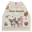 おりこうタオル ゴム&ボタン付きキッズおてふきタオル マイメロディ&クロミ おかしだいすき サンリオ 林タオル 入園入学準備 幼稚園 メール便可