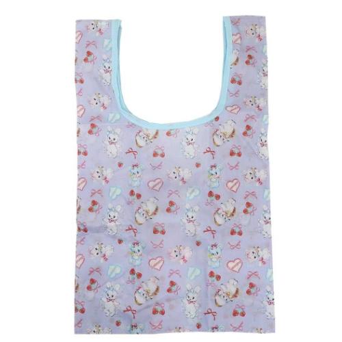 ポケット付きプチエコバッグ ショッピングバッグ スイマー パープル SWIMMER ケイカンパニー お買い物かばん メール便可