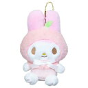ミニぬいぐるみボールチェーン マスコット マイメロディ パステルフルーツケープ サンリオ ナカジマ プレゼント(2)
