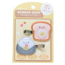 ボンボンドロップ 前髪クリップ ヘアアクセ パン&おにぎり クーリア ヘアクリップ かわいい メール便可